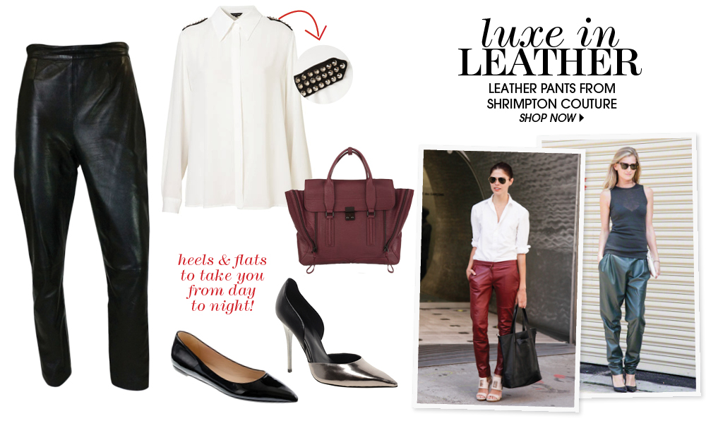 Vintage Leather = Modern Chic