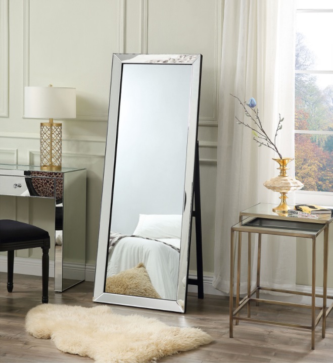 Inspired Home Kiara Full Length Cheval Floor Standing Mirror