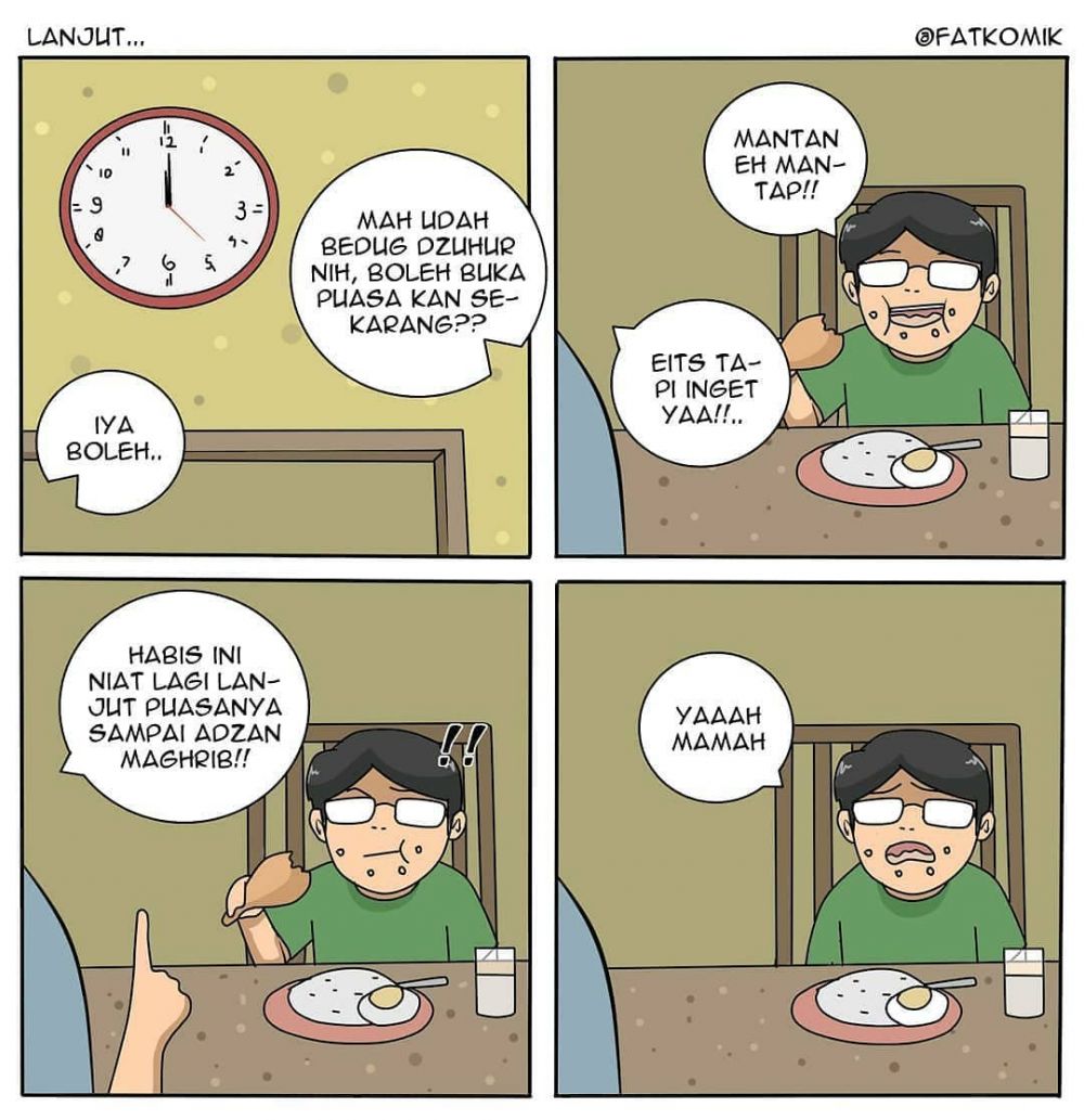 10 Komik Lucu Bulan Puasa Ini Lika Likunya Bikin Ngakak Lucu