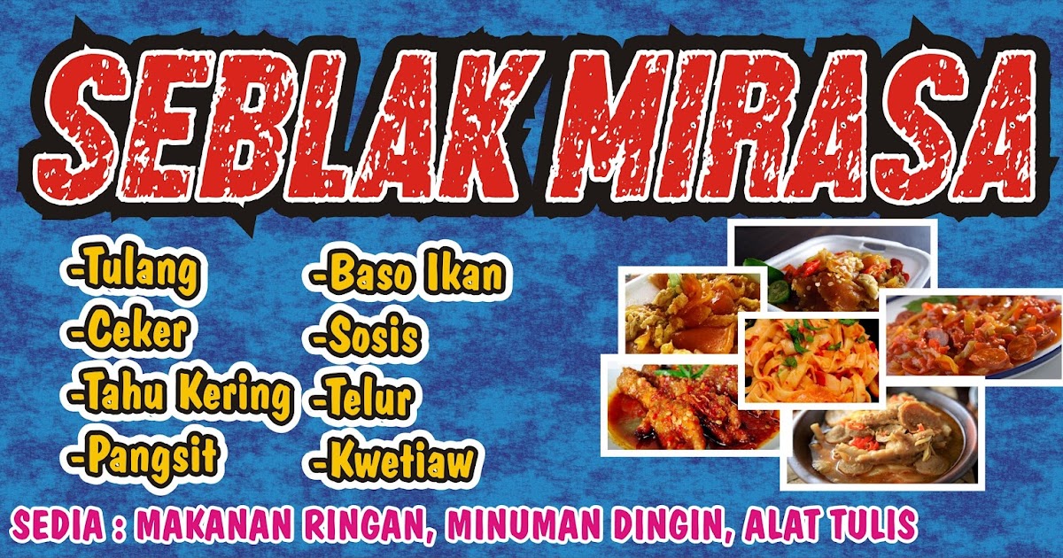 Newest For Contoh Desain  Banner Makanan Seblak  Heart and 