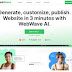Buat Situs web dalam 3 menit dengan WebWave AI