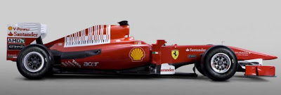 new Ferrari Formula 1 car for 2010