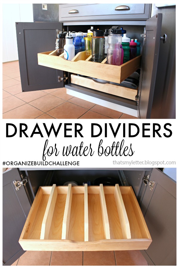 diy drawer dividers for pull out cabinet drawer