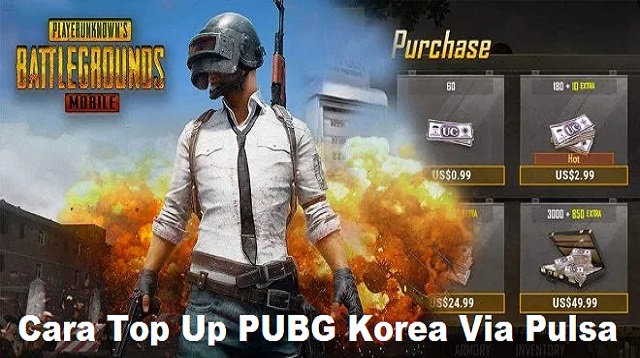 Cara Top Up PUBG Korea Via Pulsa