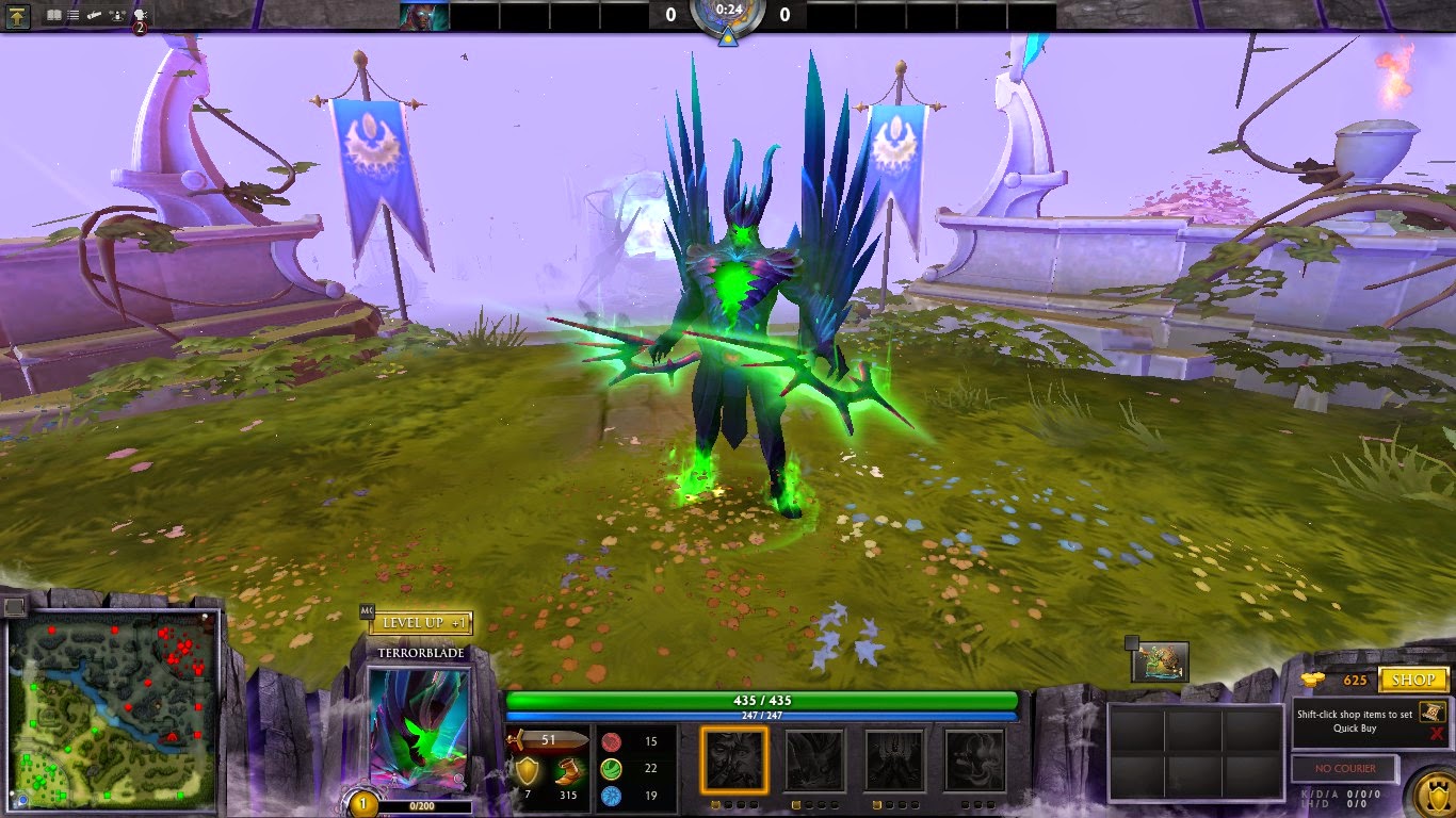 Dota 2 Mod : Terrorblade Fractal Horns of Inner Abysm 