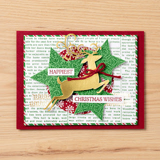 Craft with Beth: Stampin' Up! Dashing Along Host Designer Series Paper DSP Card Sample Graphic 