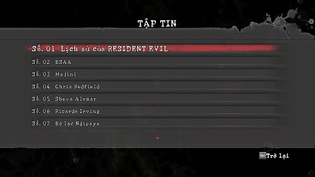 Games Resident Evil 5 Việt Ngữ