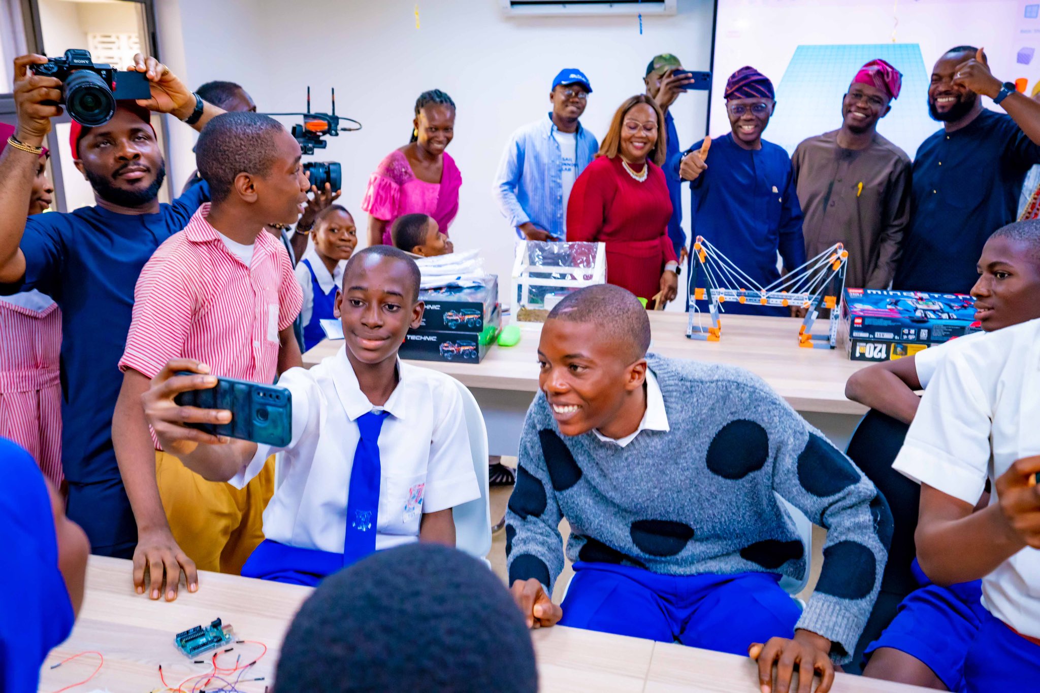 Governor of Lagos State, Babajide Sanwo-Olu, commissions SAIL Innovation Lab in Ikorodu, Lagos State
