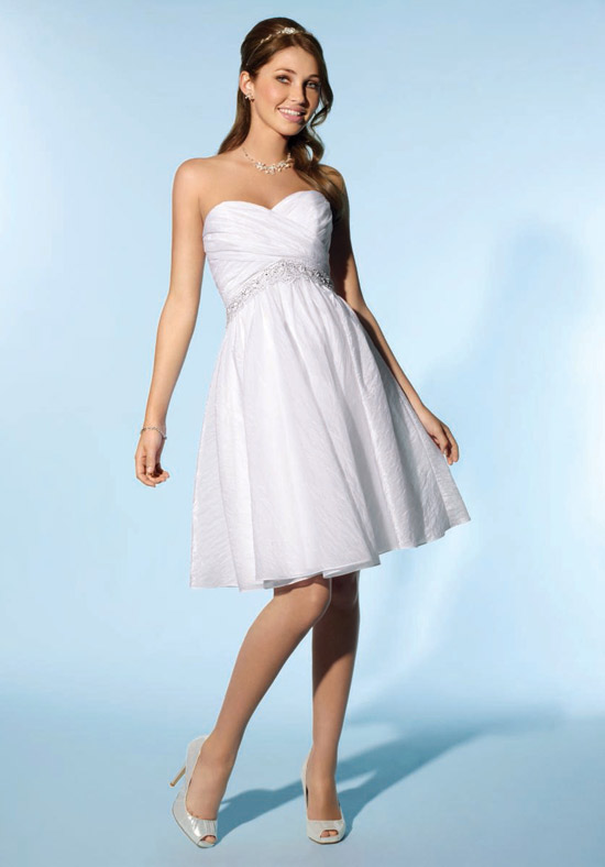 simple short wedding dresses 