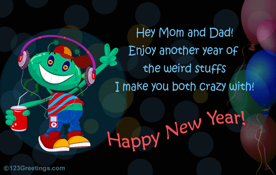 Happy New Year 2017 SMS Wishes Message & Quotes For Parents 