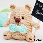 patron gratis oso amigurumi, free pattern amigurumi bear 