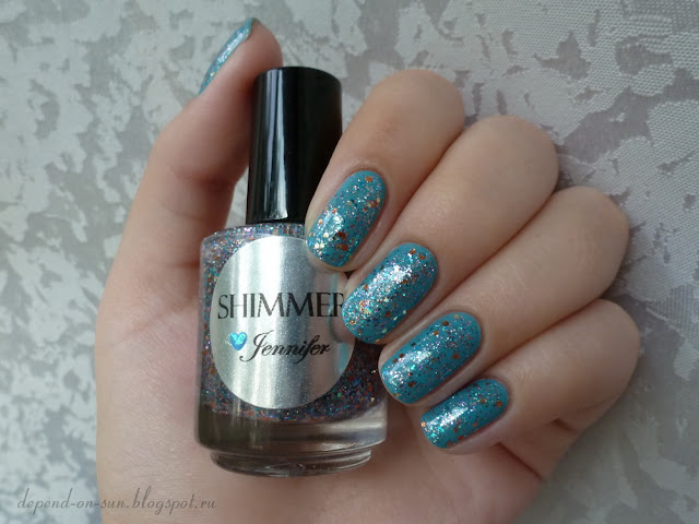 Shimmer polish Jennifer & Anny Midtown skyline