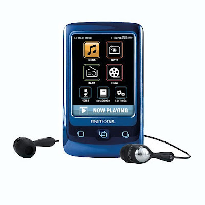 Memorex MMP9590BLU 16GB Touchscreen MP3 Player Pictures