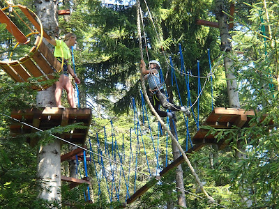 Park linowy "Wypasiona Dolina", trasa leśna