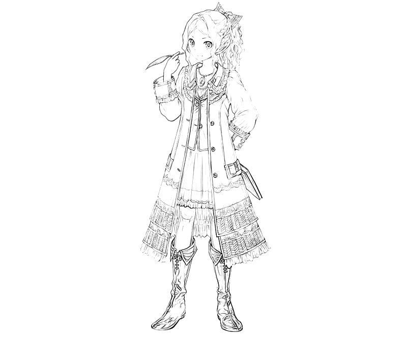printable-atelier-totori-cordelia-von-feuerbach-character_coloring-pages