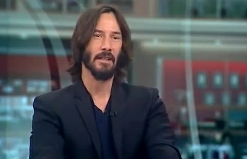 keanu reeves sad picture. Keanu Reeves, star of Point