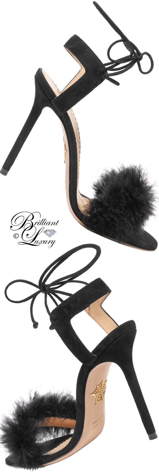 Brilliant Luxury ♦ Charlotte Olympia Salsa Fur Sandals