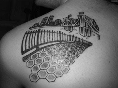 (Tattoo by Adam Suerte, Brooklyn Tattoo. Thanks to Mr. Lee.)