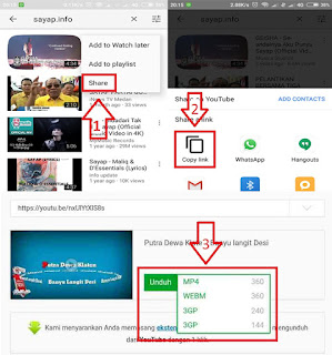 Cara Menyimpan Video YouTube Ke Galeri Tanpa Aplikasi