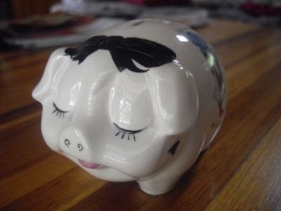 Here's my money box I just loved Holly Hobby when I was younger