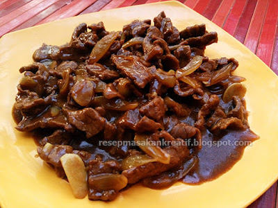  Memasak tumis daging sapi dengan cara sederhana dapat menciptakan resep daging teriyaki bumbu  Resep Daging Sapi Teriyaki Mudah Pakai Saus Saori