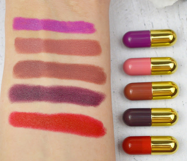 Winky Lux Charm Highlighter and Mini Lip Pill Kit Review with Swatches, Lovelaughslipstick Blog