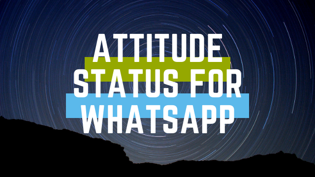 Attitude Status for Whatsapp