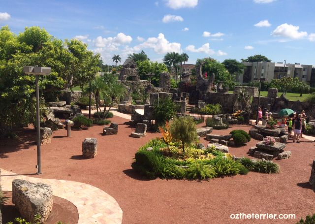The Coral Castle in Miami, Florida is a dog-friendly attraction
