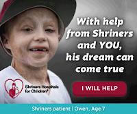  Donate to the Shriner's Hospitals