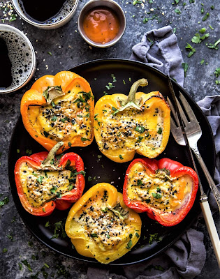 Omelet-Stuffed Peppers