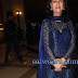 Navy Blue Designer Brasso Salwar kameez