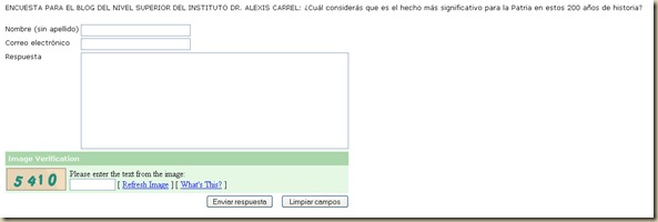 05 - Encuesta abierta