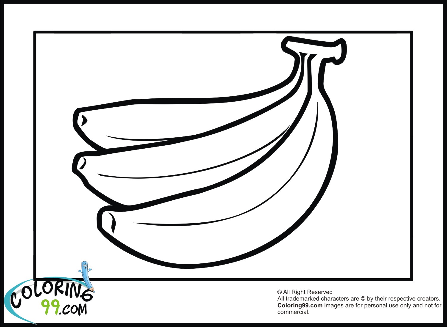 Download Banana Coloring Pages | Team colors