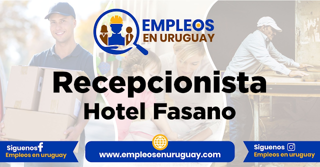 Recepcionista - Hotel Fasano
