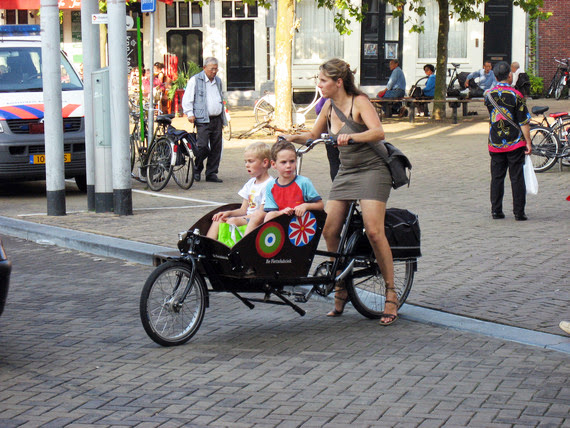 Costumbres ciclistas en Amsterdam