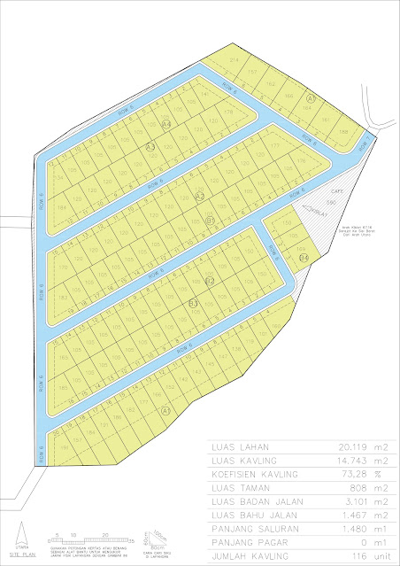 Siteplan kavling