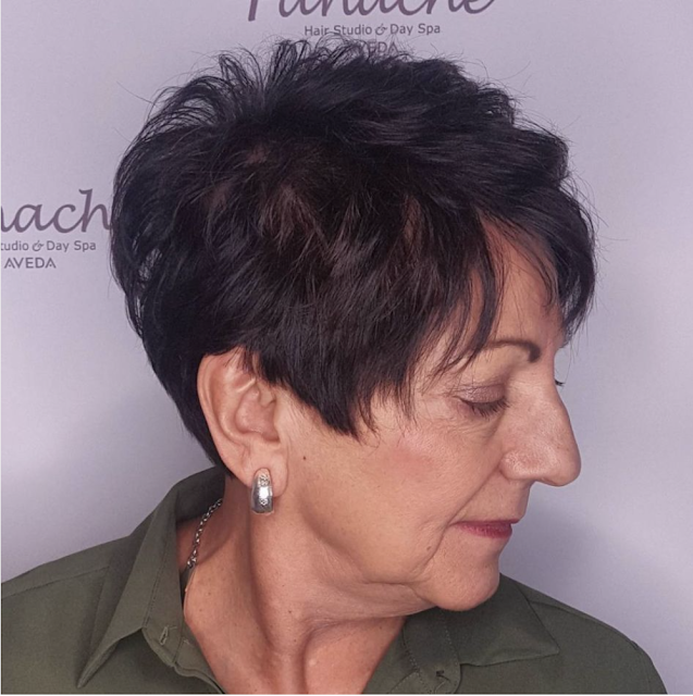 hairstyles for over 60 year old woman