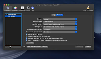 OpenVPN su Mac