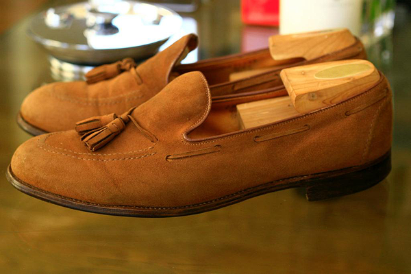 suede tassel loafers. Snuff suede, tassel loafers,