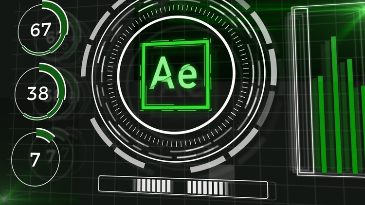 Futuristic HUD Animations in After Effects - Motion Graphics