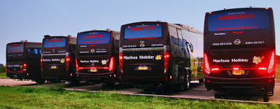 Bus Pariwisata PO Marissa Holiday Bus Pariwisata PO Marissa Holiday merupakan perusahaan yang bergerak dibidang jasa otobus Bus Pariwisata PO Marissa Holiday