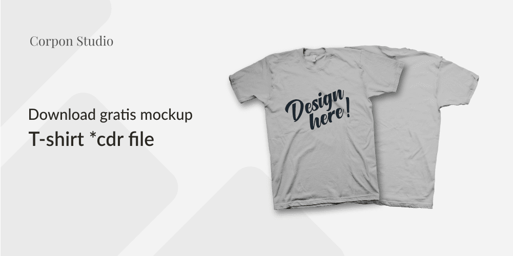 Download Download Mockup T Shirt Cdr File Gratis Jago Desain