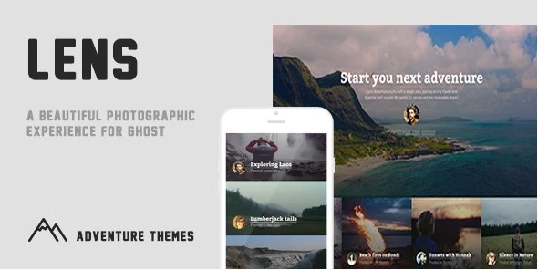 Lens - Multipurpose Responsive Ghost Theme
