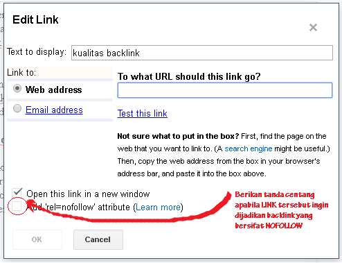 Backlink Nofollow