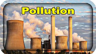 This Images show factory causing air pollution, and this image is used for Hindi essay on pollution.