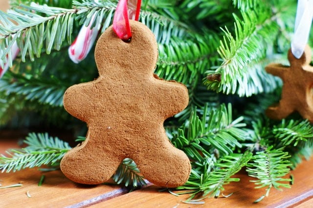 friendly homemade ornamentation for gift giving or decorating at abode Easy 3-Ingredient Cinnamon Ornaments