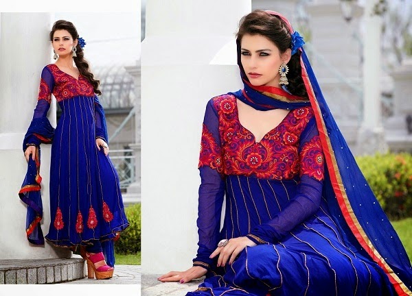 Designer Pakistani Anarkali Salwar Kameez Online