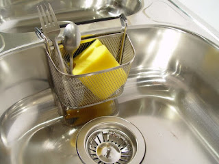 natural clean stainless steel sink