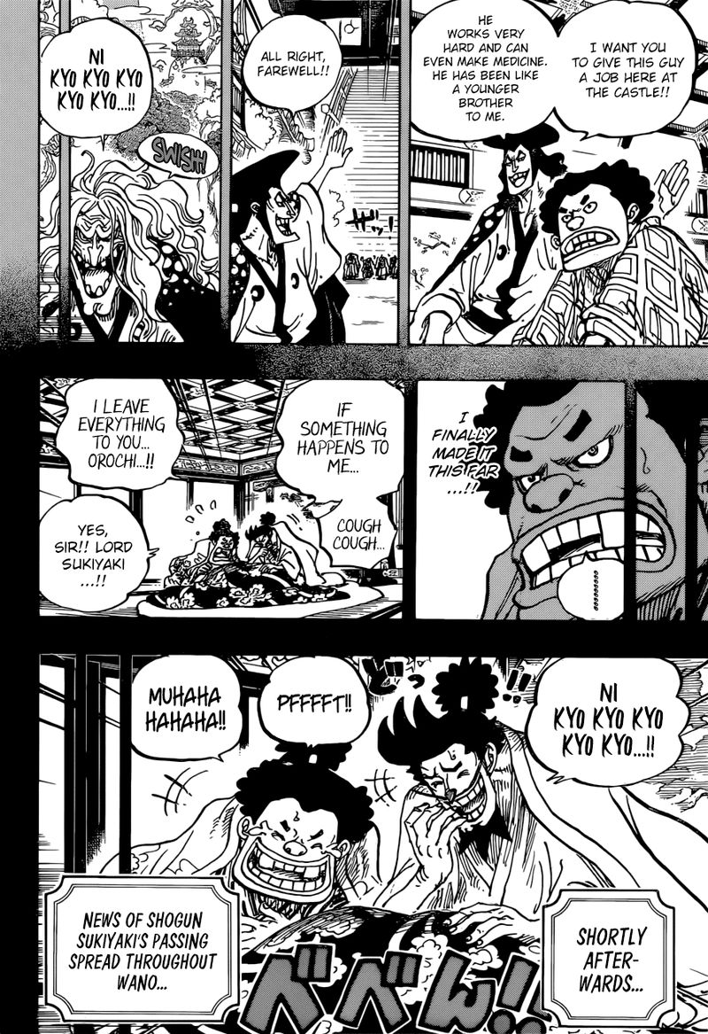 One Piece Chapter 965 The Kurozumi Clan Conspiracy One Piece Manga Online