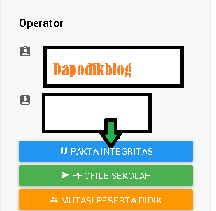 klik tulisan pakta integritas